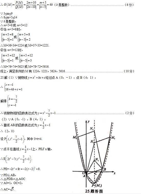 2021年重庆中考数学试卷及答案解析A卷,重庆中考数学真题