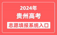 2024年贵州高考志愿填报系统官网入口（https://zsksy.guizhou.gov.cn/）