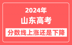 <b>2024山东高考分数线会上涨还是下降_录取分数线预计是多少</b>