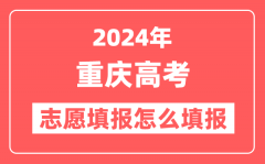 2024年重庆高考志愿填报怎么填报(附填报时间+入口)