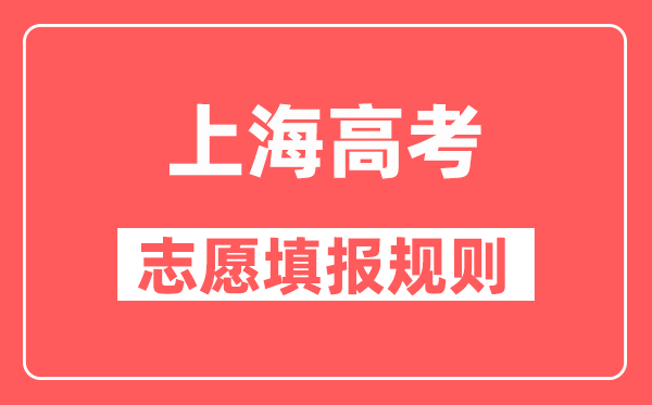 上海高考专科阶段志愿设置与填报方式