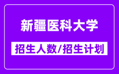 2024年新疆医科大学各专业招生人数及