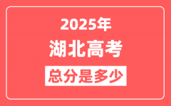 2025年湖北高考总分是多少_湖北新高考各科分值设置