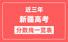 新疆近三年高考分数线一览表（含2022-2024年）