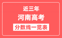 河南近三年高考分数线一览表（含2022-2024年）