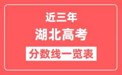 湖北近三年高考分数线一览表（含2022-2024年）