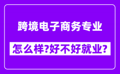 跨境电子商务专业怎么样_好不好就业？附校友评价(6条)