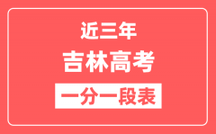 吉林近三年高考一分一段表（含2022-2024年）