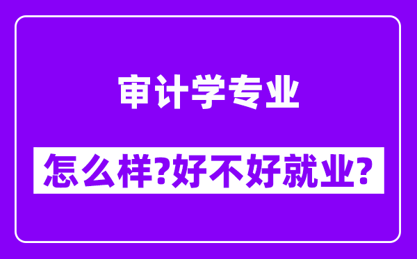 审计学专业怎么样,好不好就业？附校友评价(6条)