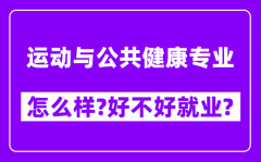 运动与公共健康专业怎么样_好不好就业？附校友评价(6条)