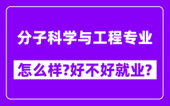 分子科学与工程专业怎么样_好不好就业？附校友评价(6条)