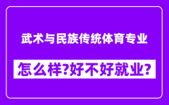 武术与民族传统体育专业怎么样_好不好就业？附校友评价(6条)