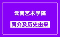 云南艺术学院简介及历史(附院校满意度)