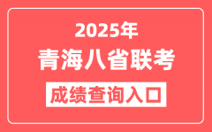 2025年青海八省联考成绩查询入口_新高考适应性演练查分网址